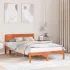 Cadru de pat cu headboard Alb 135 x 190 cm GartenMobel Dekor
