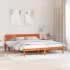 Cadru de pat cu headboard Alb 180 x 200 cm GartenMobel Dekor