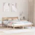 Cadru de pat cu headboard Alb 160 x 200 cm GartenMobel Dekor