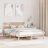 Cadru de pat cu headboard Maro 150 x 200 cm Lemn masiv de pin GartenMobel Dekor