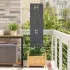Ecran de intimitate pentru grădină Traforaj Alb 32 x 140 cm GartenMobel Dekor