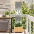 Panou Decorativ de Grădină Negru 32 x 140 cm GartenMobel Dekor