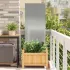 Panou Decorativ de Grădină Alb 50 x 140 cm Oțel laminat la rece GartenMobel Dekor