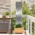 Ecran de intimitate pentru grădină Floral Alb 32 x 140 cm GartenMobel Dekor