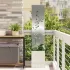 Ecran de intimitate pentru grădină Floral Antracit 32 x 140 cm GartenMobel Dekor