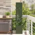 Ecran de intimitate pentru grădină Floral Antracit 32 x 140 cm GartenMobel Dekor