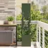 Ecran de intimitate pentru grădină Negru 32 x 140 cm GartenMobel Dekor