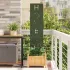 Ecran de intimitate pentru grădină Traforaj Alb 32 x 140 cm GartenMobel Dekor