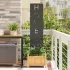 Ecran de intimitate pentru grădină Traforaj Alb 32 x 140 cm GartenMobel Dekor