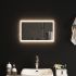 Oglindă de baie cu LED, 90x60 cm GartenMobel Dekor