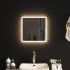 Oglindă cu LED de baie, 30x30 cm GartenMobel Dekor