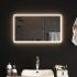 Oglindă de baie cu LED, 90x60 cm GartenMobel Dekor