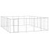 Padoc pentru câini de exterior, 21,78 m², oțel galvanizat GartenMobel Dekor