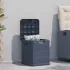 Ladă de depozitare pentru grădină, 280 L, gri deschis GartenMobel Dekor