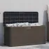 Ladă de depozitare pentru grădină, 280 L, gri deschis GartenMobel Dekor