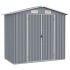 Șopron de grădină, gri, 205 x 129 x 183, oțel galvanizat  GartenMobel Dekor
