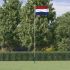 Steag Olanda și stâlp din aluminiu, 5,55 m GartenMobel Dekor