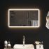 Oglindă de baie cu LED, 90x60 cm GartenMobel Dekor