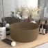 Chiuvetă baie lux verde închis mat 40x15 cm ceramică rotund GartenMobel Dekor