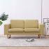 Canapea cu 2 locuri, verde, material textil GartenMobel Dekor