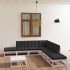 Set mobilier grădină cu perne, 8 piese, lemn masiv pin GartenMobel Dekor