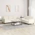Set canapea 2 piese, crem, catifea GartenMobel Dekor