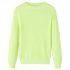 Pulover pentru copii tricotat, galben neon, 116 GartenMobel Dekor