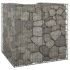 Perete gabion pentru pubelă, 110x100x110 cm, oțel galvanizat GartenMobel Dekor