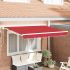 Cortina Retractabilă Manual Roșu Burgund 400x300 cm țesătură GartenMobel Dekor
