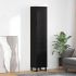 Dulap înalt, gri sonoma, 34,5x34x180 cm, lemn prelucrat GartenMobel Dekor