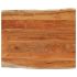Blat masă, 90x80x2,5 cm dreptunghiular lemn acacia margine vie GartenMobel Dekor