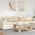 Perne pentru canapea 2 pcs Bej 145 x 40 cm țesătură GartenMobel Dekor