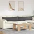 Perne pentru canapea 2 pcs Roșu portocalie 145 x 40 cm GartenMobel Dekor