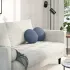 Perne de Șezut 2 pcs Crem Ø 30 cm Țesătură din corduroy GartenMobel Dekor