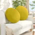 Perne de Șezut 2 pcs Verde Mării Ø 40 x 13 cm Catifea GartenMobel Dekor