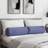 Perne Bolster 2 pcs Gri închis Ø 25 x 70 cm țesătură GartenMobel Dekor