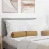 Perne Bolster 2 pcs Roz Ø 15 x 40 cm Țesătură din corduroy GartenMobel Dekor