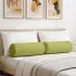 Perne Bolster 2 pcs Gri închis Ø 25 x 70 cm țesătură GartenMobel Dekor