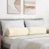 Perne Bolster 2 pcs albastru Ø 25 x 70 cm Țesătură din corduroy GartenMobel Dekor