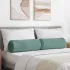 Perne Bolster 2 pcs Albastru Poliție Ø 25 x 70 cm GartenMobel Dekor