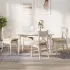 Perne de Șezut 4 pcs Gri închis 40 x 40 cm GartenMobel Dekor