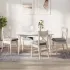 Perne de Șezut 4 pcs Gri închis 40 x 40 cm GartenMobel Dekor