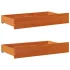 Sertare de pat 2 buc. 80x55x16 cm maro ceruit lemn masiv de pin GartenMobel Dekor