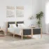 Cadru de pat cu headboard Gri deschis 120 x 190 cm țesătură GartenMobel Dekor