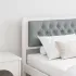 Tăblie cap Altele maro și gri închis 180 cm Lemn masiv de pin GartenMobel Dekor