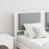 Tăblie cap Altele Alb 100 cm Lemn masiv de pin GartenMobel Dekor