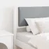 Tăblie cap Altele Alb 100 cm Lemn masiv de pin GartenMobel Dekor