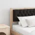 Tăblie cap Altele maro și gri închis 180 cm Lemn masiv de pin GartenMobel Dekor