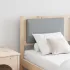 Tăblie cap Altele Alb 140 cm Lemn masiv de pin GartenMobel Dekor