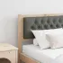 Tăblie cap Altele maro și gri închis 200 cm Lemn masiv de pin GartenMobel Dekor